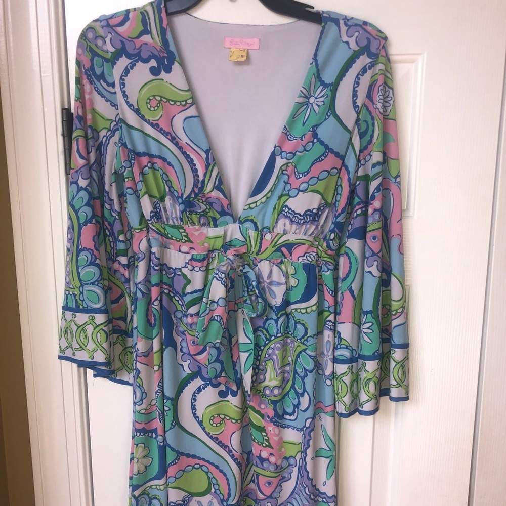 LOOKS NEW!! lily Pulitzer multi color print dress